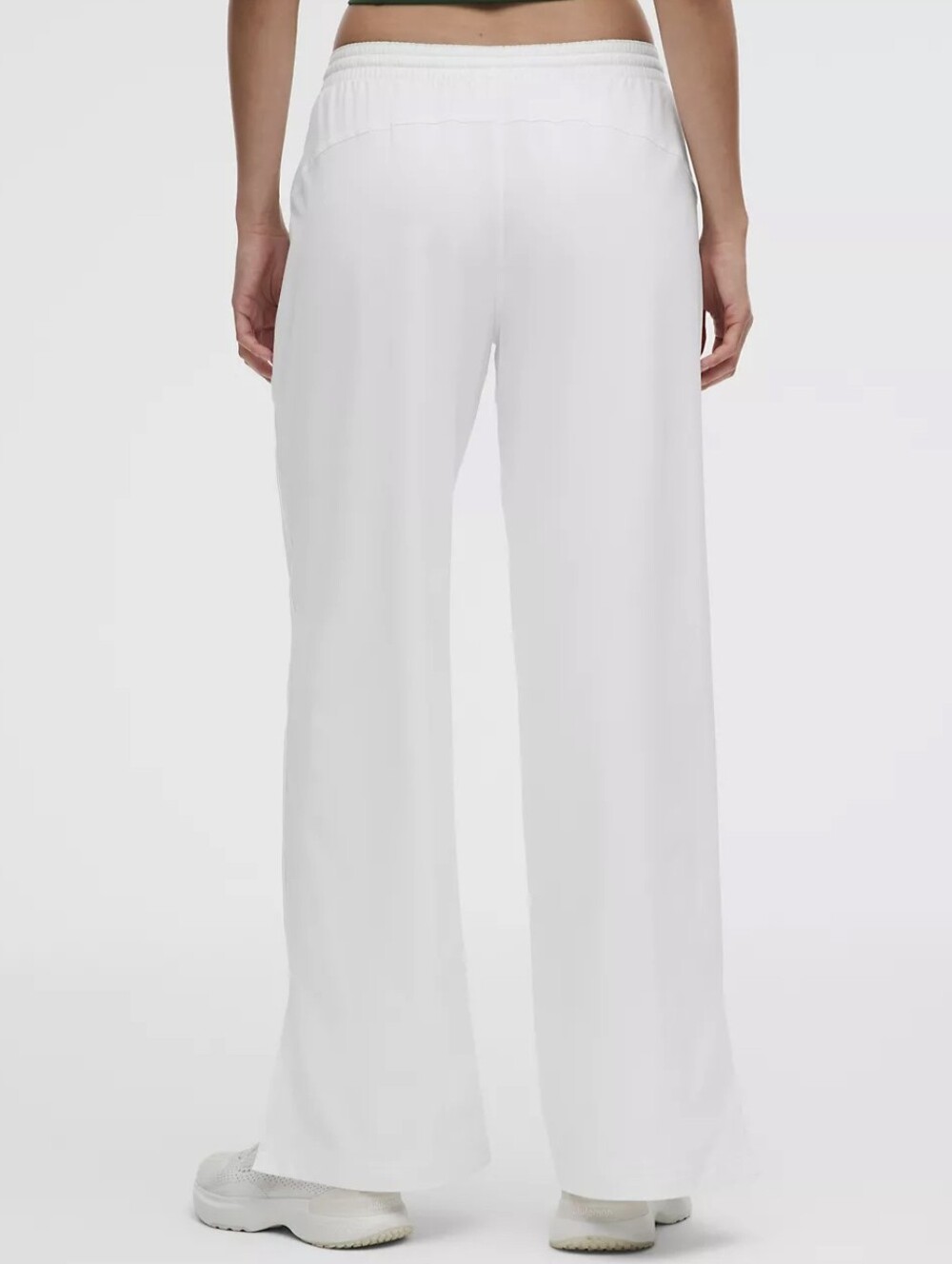 Lululemon Court Rival Wide Leg Track Pant White Athleisure LW5HDSS Size 4 - Picture 3 of 14